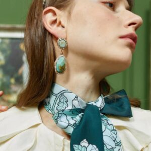 Tender Floral Whispers Silk Scarves